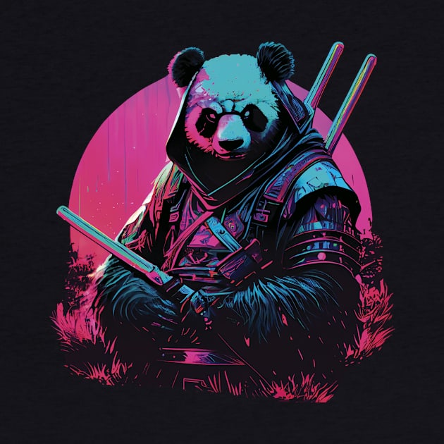 Samurai panda by GreenMary Design